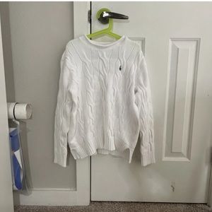 Polo Ralph Lauren Cable Knit sweater White XS